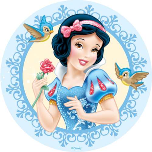 Snow White Edible Icing Image - Click Image to Close